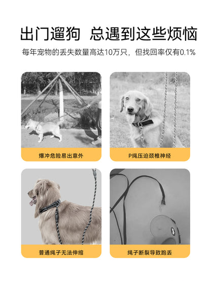犬 リード ハーネス 紐 散歩紐 犬用デニムハーネス＆リード けん引ロープ ペット用品 s08