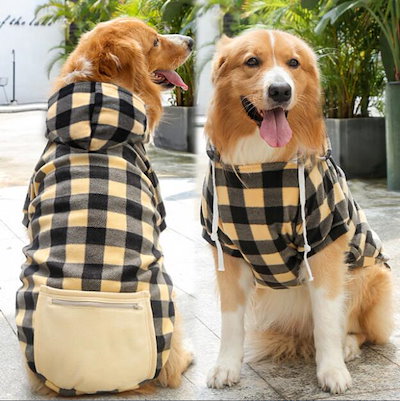 秋冬 犬 ペット服 秋冬 犬服 中型 大型犬 tシャツ 柴犬 秋田犬 中大型犬 犬洋服 コート フード付き ドッグウェア 暖かい 保温 防寒 脱毛保護 お散歩お出かけ服