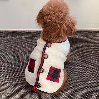 ドッグウエア 犬服 秋冬 犬の服 猫服 ペット服 ト 袖なし 背中ボ開き 裏起毛 防寒 ス 小型犬 中型犬 ペット用品