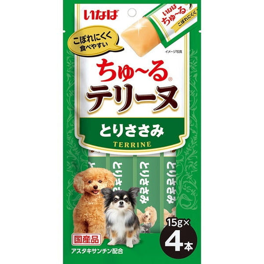 いなばペットフード">いなばペットフード</a>ちゅ～るテリーヌ とりささみ 15g×4本