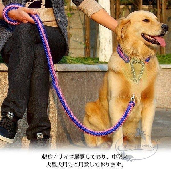 リードと首輪セット 首輪セット リードセット 首輪 小型犬 中型犬 大型犬 犬 首輪 犬用 リード 散歩 お出かけ ドック用品 リード長さ1.2メートル