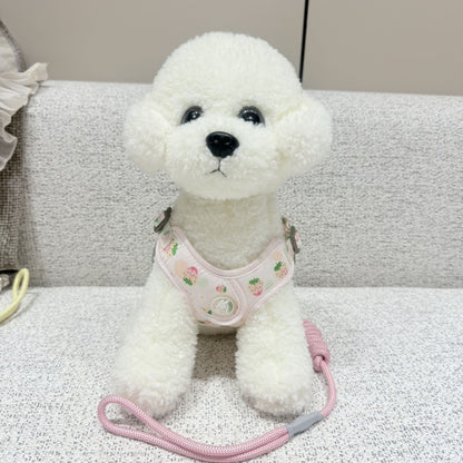 新型伸縮可能な通気性ペットの胸の牽引紐の小型犬は四季を通じて通用します