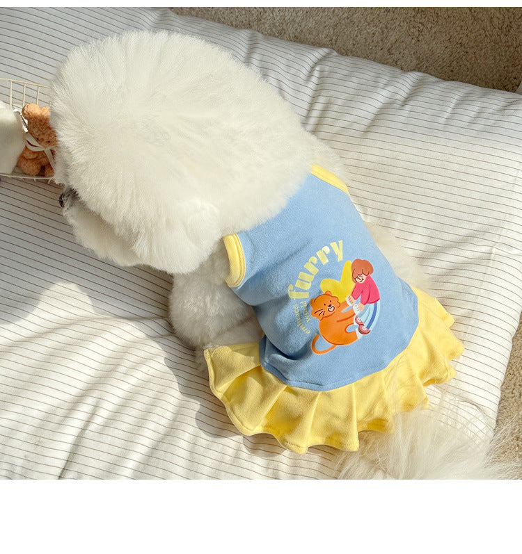 [犬 服]犬 洋服 ins人気商品 ペット 猫 犬 服 夏 薄手 小型犬 子猫 春夏服 かわいい サスペンダー