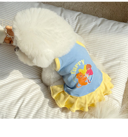 [犬 服]犬 洋服 ins人気商品 ペット 猫 犬 服 夏 薄手 小型犬 子猫 春夏服 かわいい サスペンダー