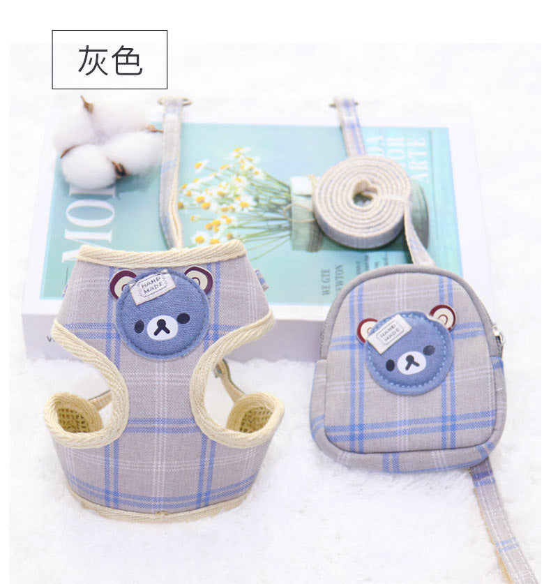 小型犬 軽量 リーシュ ペット用品 ハーネスリードセット 犬用ハーネス シンプル 犬用 ペットハーネス 97 胴輪 リード おしゃれ 犬 簡単装着 猫用 ネコ用ハーネス 2点セット お出かけ ハーネス