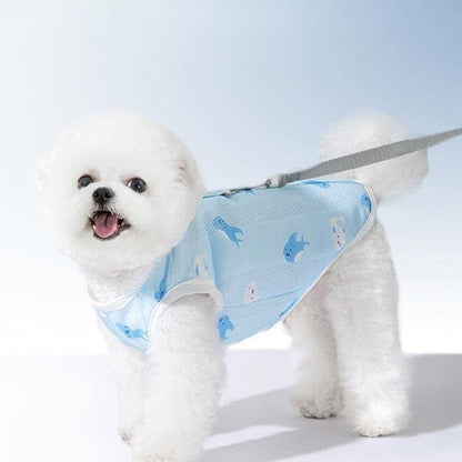 犬 タンクトップ 冷感 クール 濡らして着せる 濡らして着せる 冷却 小型犬 ひんやり メッシュ クールベスト 服 犬服 濡らす 中型犬 服 ペット
