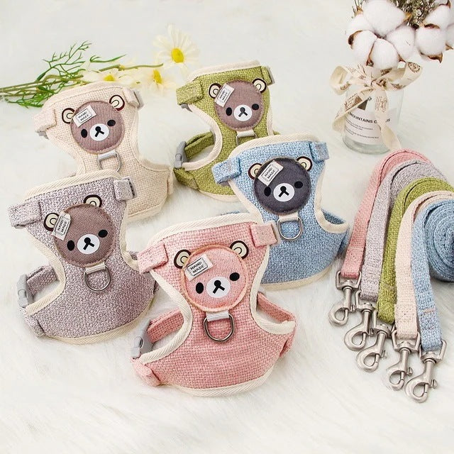 ペット 韓国 軽量 犬用猫用 ドッグリード 小中型犬 ペット服+ペットバッグ