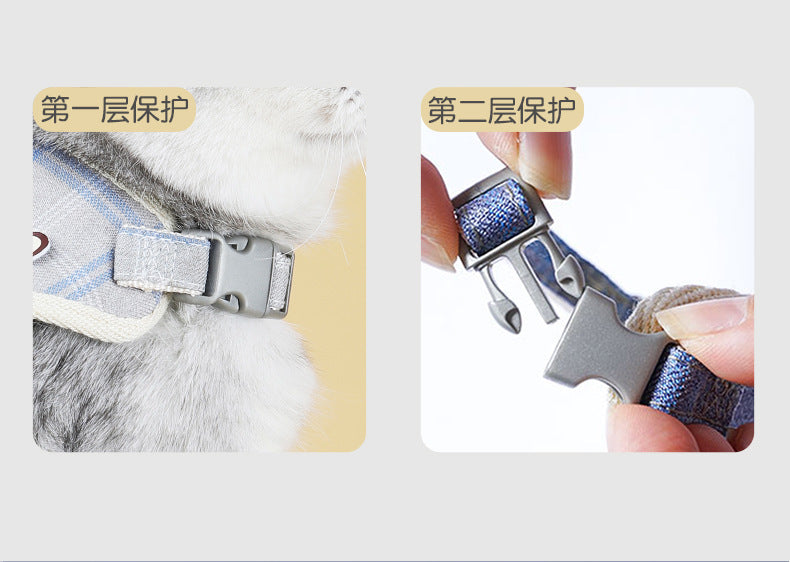 猫用 68 ペットハーネス 犬用ハーネス ネコ用ハーネス お散歩 犬 ハーネスリードセット シンプル ペット用品 ハーネス 小型犬 胴輪 お出かけ おしゃれ 中型犬 簡単装着 2点セット リーシュ 犬