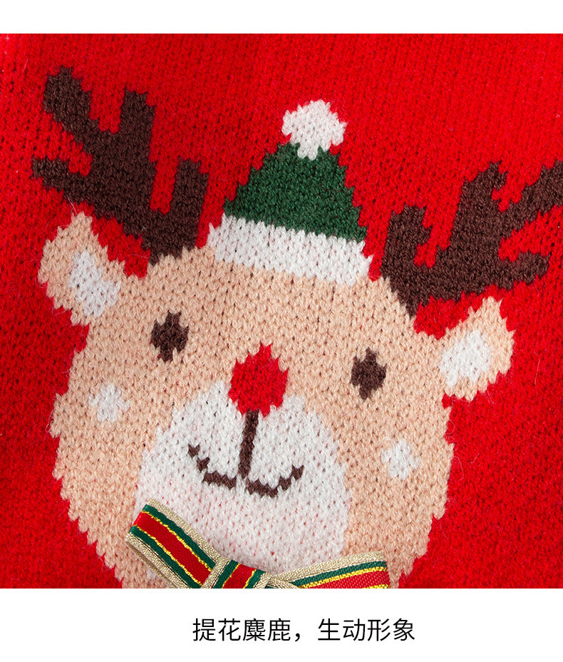 本日の限定商品秋と冬犬エルククリスマスお祝いセーター小型および中型犬猫ペット服新年服 ペット服