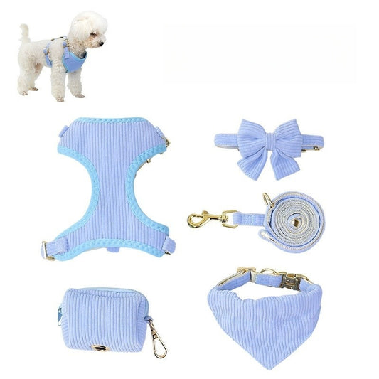 ペット用品 中型犬 2点セット ペットハーネス おしゃれ ハーネス 犬用 軽量 簡単装着 胴輪 ハーネスリードセット 犬用ハーネス お出かけ シンプル 66 お散歩 犬 猫用 小型犬 ネコ用ハーネス