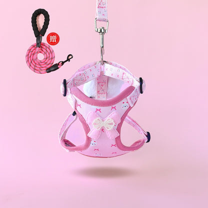 ペットペット牽引紐犬猫オリジナル高颜値ペット胸背小型犬胸帯 メガ割ワンピースパンツトートバッグ