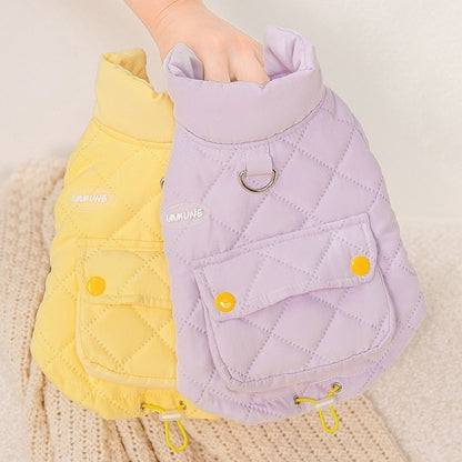犬服 ワンちゃん服の保温ポケットはベストの子犬の両足を牽引し猫の服を厚くすることができる