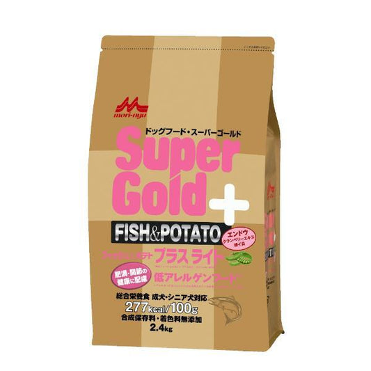 森乳サンワールド Supergold フィッシュ&ポテト プラスライト 肥満・関節の健康に配慮 2.4kg