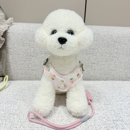 新型伸縮可能な通気性ペットの胸の牽引紐の小型犬は四季を通じて通用します