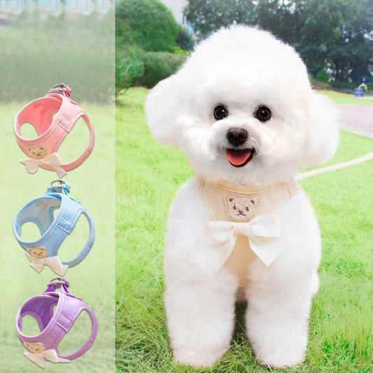 お出かけ 猫用 ハーネス 軽量 ペット用品 簡単装着 犬 ペットハーネス お散歩 小型犬 犬用ハーネス 中型犬 2点セット おしゃれ 51 リーシュ ハーネスリードセット 胴輪 ネコ用ハーネス リード