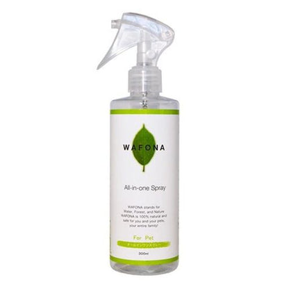 WAFONA オールインワンスプレー 消臭除菌スキンケア ノズル付き 300ml 全身ケア(犬用品)