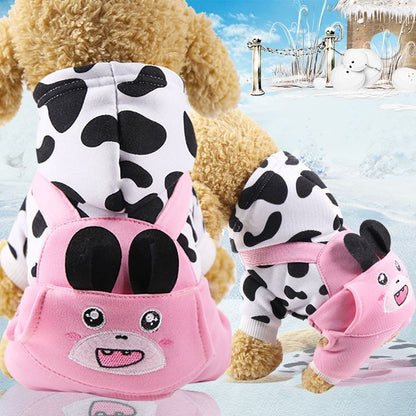 保温 ペット服 厚手 ペット 猫犬服 小中型犬 サロペット ドッグウエア ペット用品 犬用品 犬服