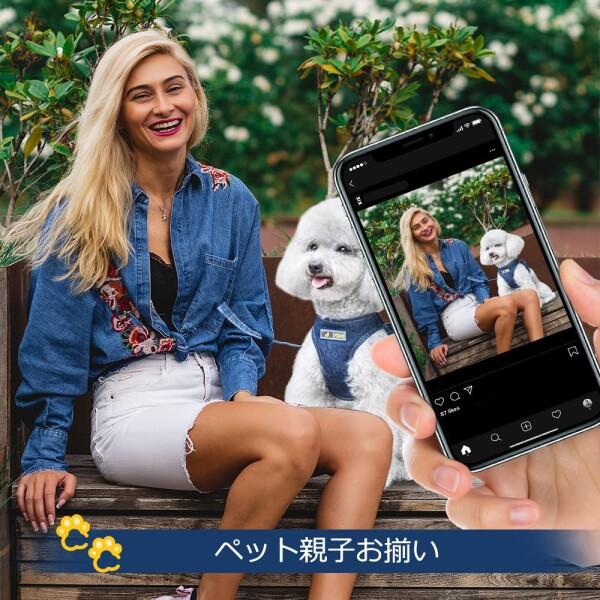 ハーネス 中型犬 散歩用 服 犬用ハーネス 犬ハーネス 犬 GeeRic かわいい 犬用胴輪しつけ用 小型犬