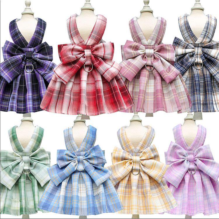 新商品プロモーション，数量限定 ペット用品 ハーネス リード ２点セット 猫用 小型犬用 かわいい 姫様 ワンピース 全８色 リード長さ120cmリード幅2cm XS ( 05-15kg ) Sペッ