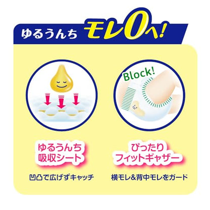 【Amazon.co.jp限定】【テープ Sサイズ】メリーズさらさらエアスルー (4~8kg)296枚 (74枚×4) [ケース品]