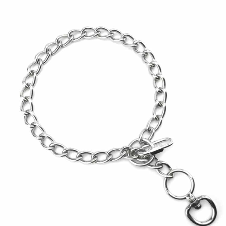 ドッグ いぬ イヌ 犬 首輪 ステンレス チェーン 引っ張り しつけ用ペット ペットグッズ 犬用品 首輪 胴輪 リード 首輪