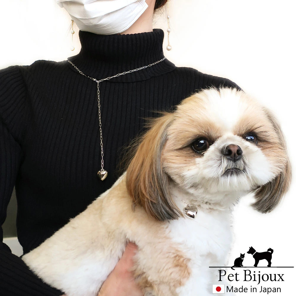 <a href="https://www.qoo10.jp/gmkt.inc/Search/brand.aspx?brandno=121124" target="_blank" class="title_brand" id="btn_brand" title="MELODY ACCESSORY">MELODY ACCESSORY</a>K18GP 送料無料 ドッグアクセサリー 犬用 ネックレス 首輪 チョーカー 犬 いぬ DOG ねこ 猫 ペット チェーン ハート 星 スター シンプル 小型犬 中型犬 か