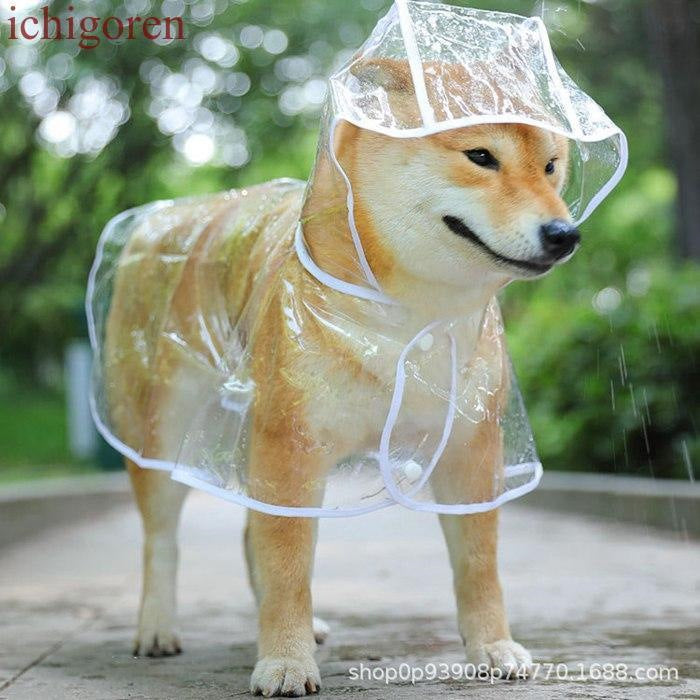 犬用レインコート ペットレインコート カッパ ポンチョ 小型犬 中型犬 梅雨対策 透明な合成樹脂 大型犬 柴犬 耐水性 雨の日