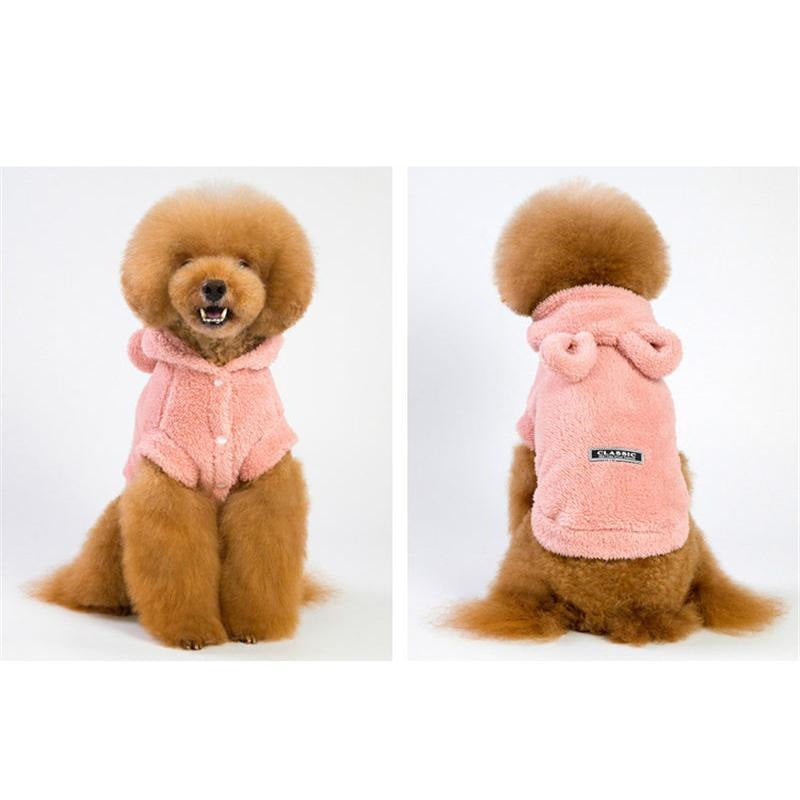 大人の魅力 犬服 ペットウェア 犬の服 厚手 パーカー ペット服 ドッグウェア ペット用品 可愛い 暖かい 秋冬春 裏ボア 防寒 モコモコ ふわふわ 散歩