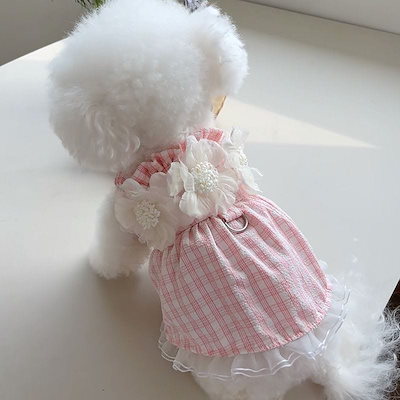 春夏新作 薄手のチョッキ ペット 蝶結び ペットの服 ペット用品 犬猫 服 洋服