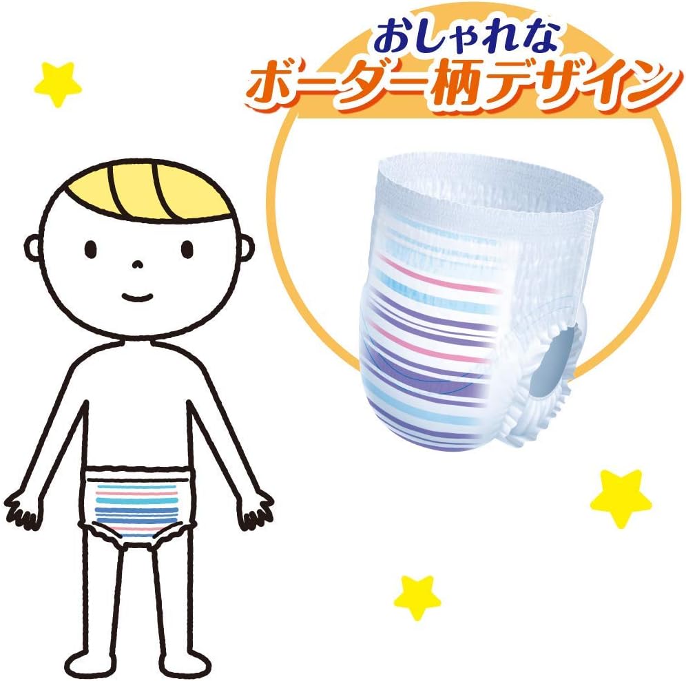 <a href="https://www.qoo10.jp/gmkt.inc/Search/brand.aspx?brandno=47942" target="_blank" class="title_brand" id="btn_brand" title="グーン">グーン</a>パンツ BIGより大きいサイズ グーン ナイトキッズ パンツ 身長目安 90~120cm 22枚 男女共用 夜用おむつ うつぶせ寝モレに強い