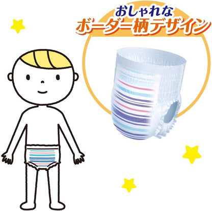 <a href="https://www.qoo10.jp/gmkt.inc/Search/brand.aspx?brandno=47942" target="_blank" class="title_brand" id="btn_brand" title="グーン">グーン</a>パンツ BIGより大きいサイズ グーン ナイトキッズ パンツ 身長目安 90~120cm 22枚 男女共用 夜用おむつ うつぶせ寝モレに強い