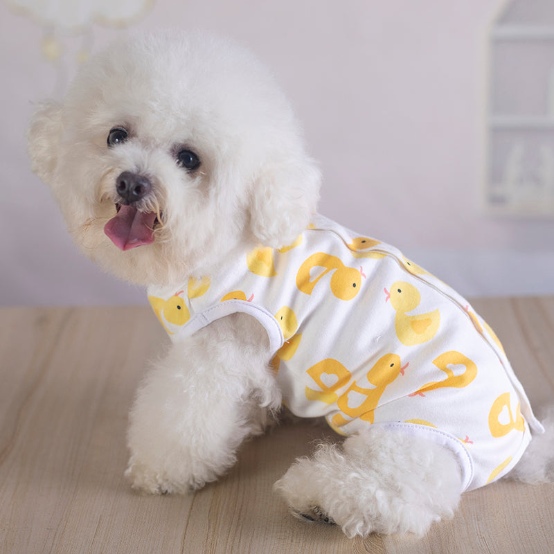 春夏新作 犬服 ペット服 犬 洋服 ペット 犬用品 小中型犬 犬服 夏秋 エアコン おなかプロテクター 全部入り 服 ベスト パジャマ
