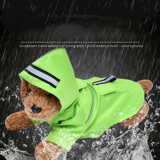 犬 レインコート レイングッズ 小型犬 製品気質 カッパ フード付き ポンチョ 梅雨 雨具