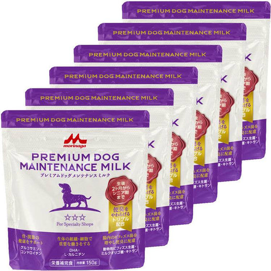 【6個】ミルク 犬用 ペット プレミアムドッグメンテナンスミルク 150g メガ割