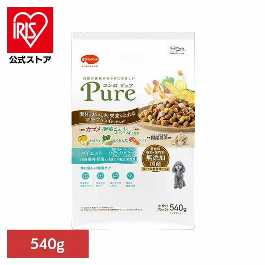 コンボピュアドッグダイエット540g 1011335 日本ペットフード株式会社