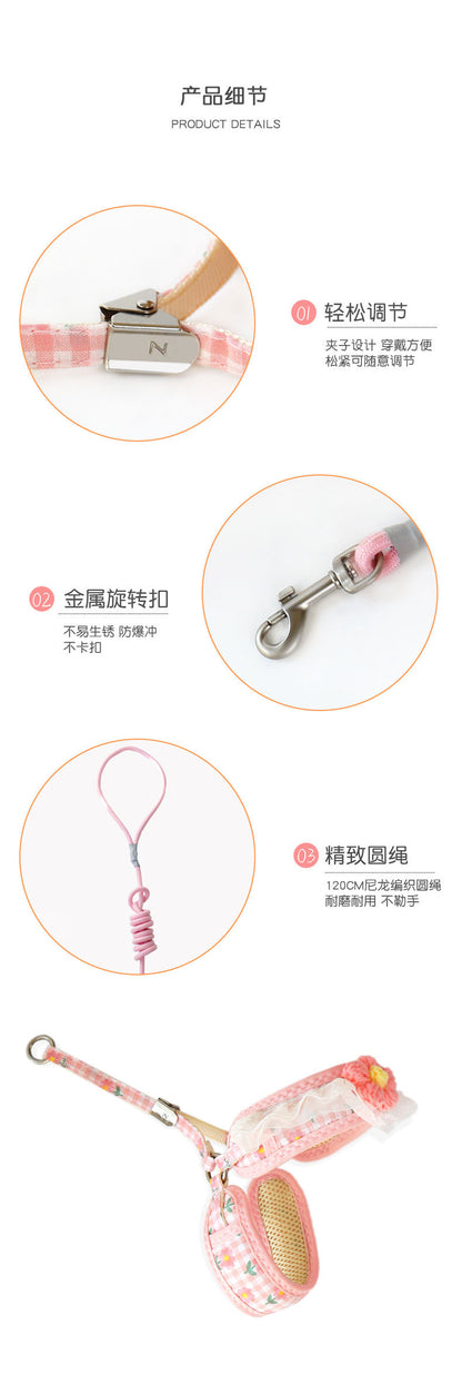 ペット用品 犬 軽量 ネコ用ハーネス 小型犬 胴輪 ハーネスリードセット 猫用 リーシュ ハーネス おしゃれ 中型犬 31 犬用ハーネス 犬用 ペットハーネス 簡単装着 2点セット お散歩 リード お