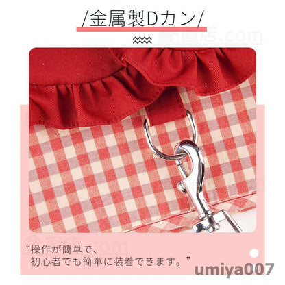 外れない ハーネス 犬 小型犬 首輪 犬服 リード ウェアハーネス 中型犬 犬用 リード 散歩 ペット 胴輪 ウェアハーネス 散歩ハーネス お出かけ リード付 胴輪