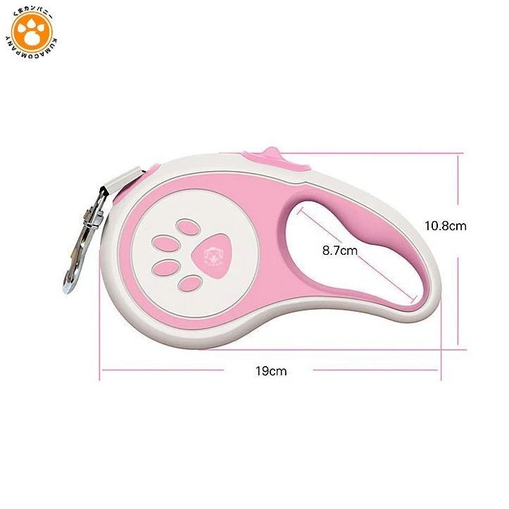 犬用リード ドッグリード ペットリード 伸縮リード 巻き取り式 ペット用品 中型犬 小型犬用 5M