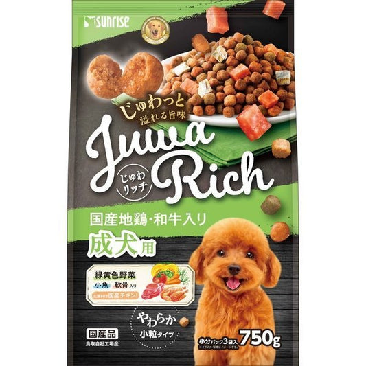 <a href="https://www.qoo10.jp/gmkt.inc/Search/brand.aspx?brandno=26472" target="_blank" class="title_brand" id="btn_brand" title="マルカン">マルカン</a>じゅわリッチ 国産地鶏和牛入り 750g