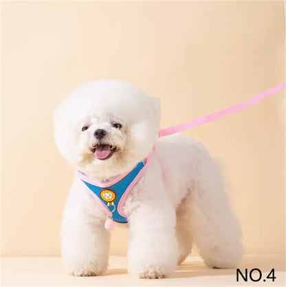 犬ハーネス メッシュ生地 軽量 調節可能 通気性 引っ張り防止 犬用胴輪 簡単着脱 夜間反射 咳き込み軽減 耐久性 小型犬 中型犬 人気 丈夫 散歩用ペット首輪