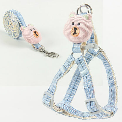 選べる福袋2025-ペット ハーネス リード ２点セット ドッグウェア 胴輪 犬用 犬服 お洒落 シンプル ペット用品