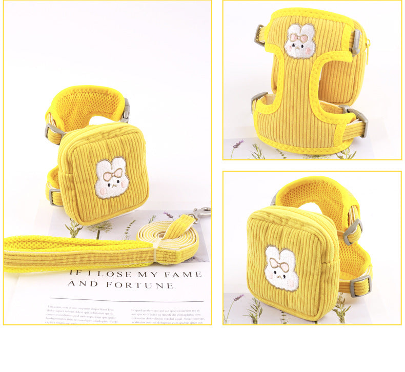簡単装着 ペットハーネス ハーネスリードセット 犬用ハーネス ペット用品 リード 犬用 ネコ用ハーネス お散歩 2点セット シンプル 胴輪 ハーネス おしゃれ 小型犬 リーシュ 猫用 中型犬 犬 お出