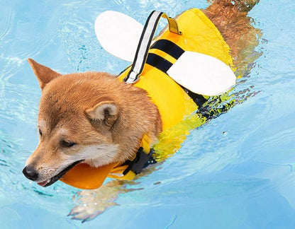 犬用 ライフジャケット ライフベスト 小型犬 中型犬 大型犬 犬用浮き輪 マジックテープ 浮き輪