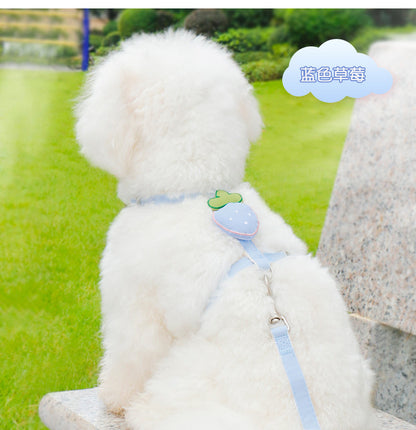 ペットハーネス シンプル 犬用 ハーネス 中型犬 ハーネスリードセット 犬 小型犬 ネコ用ハーネス リード 簡単装着 2点セット お散歩 猫用 犬用ハーネス リーシュ ペット用品 おしゃれ 胴輪 お出