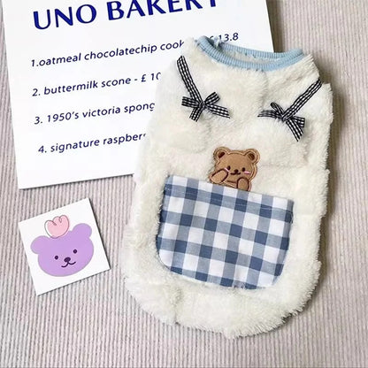 2025新作春秋 ペット服/犬猫服 犬 洋服/犬用品 /小中型犬 小型犬服 春秋モデル フリースセーターで暖かい 猫 ペット 秋 丸首 ウエストコート