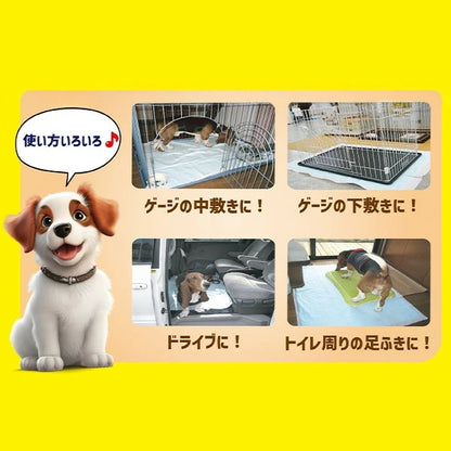 ペットシーツ 120×90cm 超でかっ!! サラ・シート うす型 日本製3枚入×12袋(36枚) PDU-001