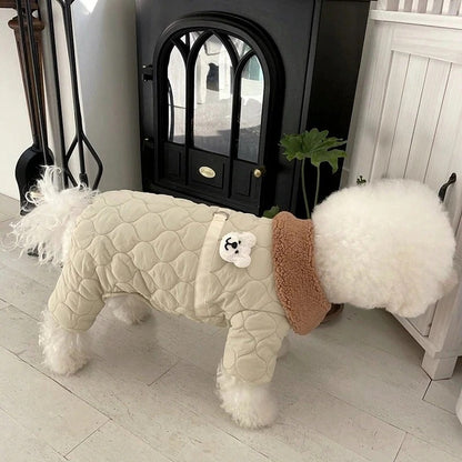 ペット服 犬の服 犬猫服 テディビーベア ヨークシャー 小中型犬 服 快適 ペット用品 犬用品 散歩 防寒 秋冬服