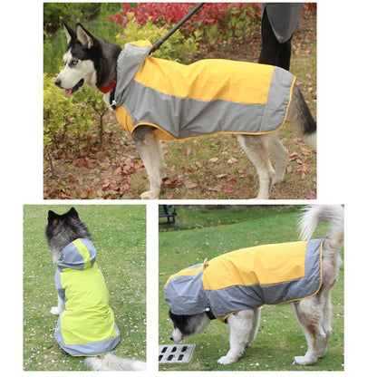 小型 中型 大型犬用】レインコート レインポンチョ カッパ 犬服 犬 服 犬の服 ドギーランド マジックテープ 着せやすい 梅雨