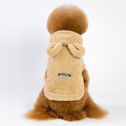 大人の魅力 犬服 ペットウェア 犬の服 厚手 パーカー ペット服 ドッグウェア ペット用品 可愛い 暖かい 秋冬春 裏ボア 防寒 モコモコ ふわふわ 散歩