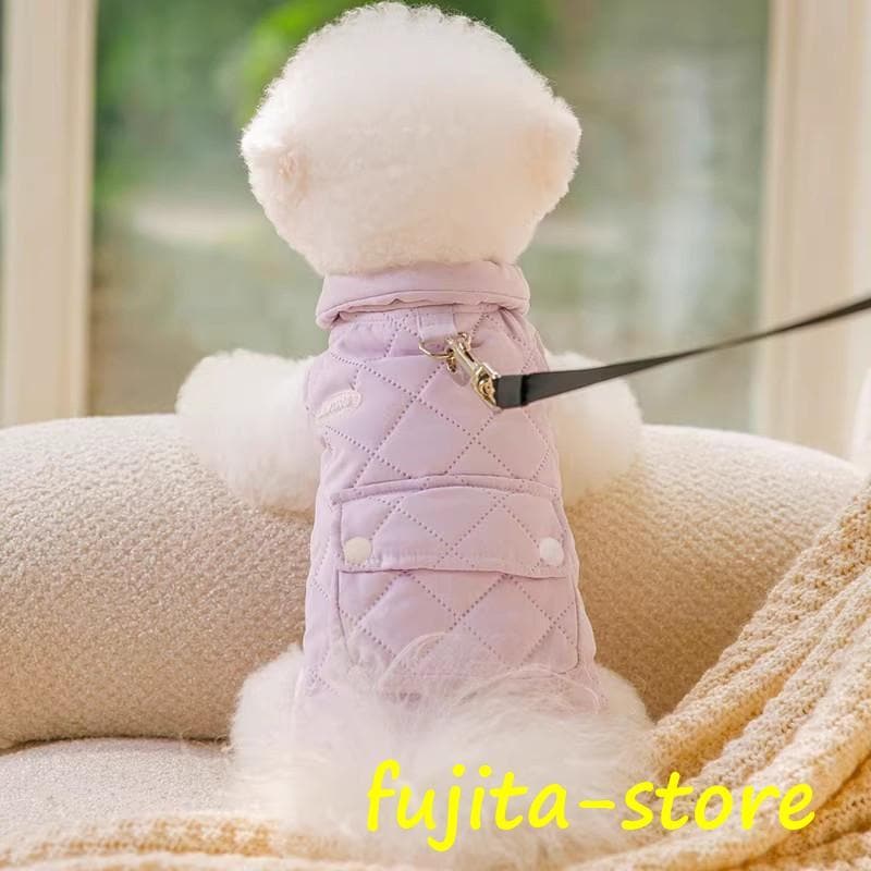 犬 服 犬の服 中綿ベスト 胴輪 ハーネス ドッグウェア 秋冬 猫服 おしゃれ ポケット付き 防寒 暖か 中型犬 小型犬 大型犬 お散歩 可愛い 柴犬